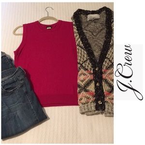 J. Crew Fuchsia Shell